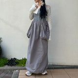 Baretop Taffeta Onepiece-Forget-me-nots-Forget-me-nots Online Store