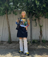 Graphic Wave Lil Top-kotohayokozawa-Forget-me-nots Online Store