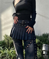 Belt Skirt-Charles Jeffrey Loverboy-Forget-me-nots Online Store