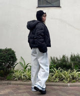 Wide Denim Jean - Waisted-Charles Jeffrey Loverboy-Forget-me-nots Online Store