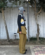 Pleats Mini Skirt-Forget-me-nots-Forget-me-nots Online Store