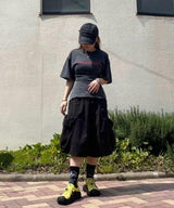 Belted Printed Stone T-Shirt-courrèges-Forget-me-nots Online Store