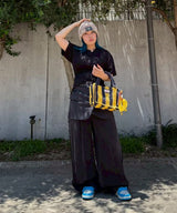 Knitted Bucket Bag-Charles Jeffrey Loverboy-Forget-me-nots Online Store