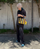 Knitted Bucket Bag-Charles Jeffrey Loverboy-Forget-me-nots Online Store