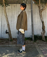 Wool Blazer Jacket-Forget-me-nots-Forget-me-nots Online Store