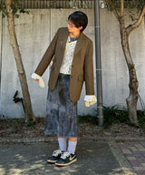 Misaki Ushiozu × Cycle Iron Rust-Dyeing Thermal Dress-Cycle by myob-Forget-me-nots Online Store