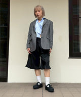 Cropped Shirt (Solid)-HOMME girls-Forget-me-nots Online Store