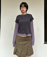 Layered Tee-Forget-me-nots-Forget-me-nots Online Store