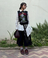 Buttoned Peplum Shirts-rokh-Forget-me-nots Online Store