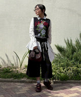 Buttoned Peplum Shirts-rokh-Forget-me-nots Online Store