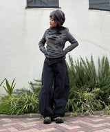 Double Wasit Denim Trousers-Feng Chen Wang-Forget-me-nots Online Store