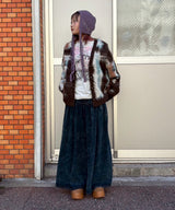 Mohair Marble Cardigan-Forget-me-nots-Forget-me-nots Online Store