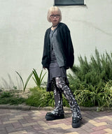 Gathered Soft Jersey Skirt-KNWLS-Forget-me-nots Online Store