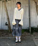 モデル身長:165cm / カラー:Off-White / サイズ:F