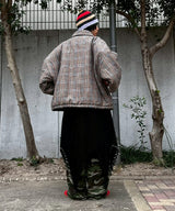 Jacket Checked Brown