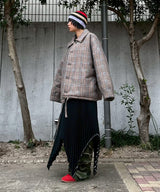 Jacket Checked Brown