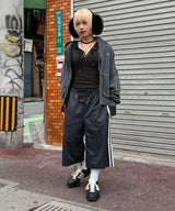 着用モデル身長:157cm / カラー:Black / サイズ:F