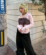 Ripple Sheer Camisole-kotohayokozawa-Forget-me-nots Online Store