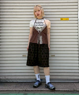 モデル身長:157cm / カラー:Brown / サイズ:S