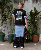 モデル身長:157cm / カラー:Black / サイズ:XS