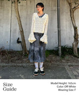 Lace Long Sleeve Blouse-Forget-me-nots-Forget-me-nots Online Store