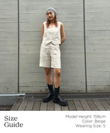 Linen Shorts-Forget-me-nots-Forget-me-nots Online Store