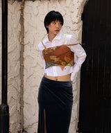 モデル身長:165cm / カラー:Brown / サイズ:F