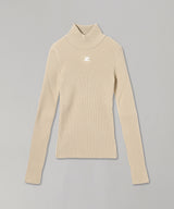 Reedition Knit Ls Jumper-courrèges-Forget-me-nots Online Store