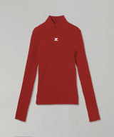 Reedition Knit Ls Jumper-courrèges-Forget-me-nots Online Store