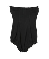 Eyelet Tube Top Rompers-Rhodolirion-Forget-me-nots Online Store