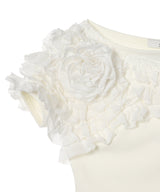 Flower Draped Off Shoulder Top-rokh-Forget-me-nots Online Store