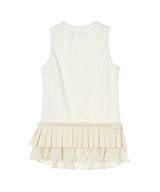 Buttoned Sleeveless Top-rokh-Forget-me-nots Online Store