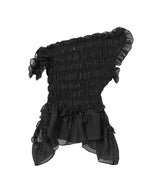 Smocking Off Shoulder Top-rokh-Forget-me-nots Online Store