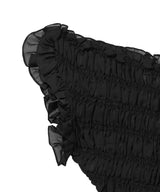 Smocking Off Shoulder Top-rokh-Forget-me-nots Online Store