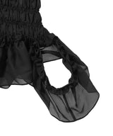 Smocking Off Shoulder Top-rokh-Forget-me-nots Online Store