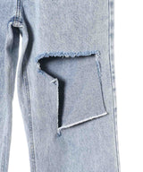 Denim Pants-rokh-Forget-me-nots Online Store
