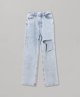 Denim Pants-rokh-Forget-me-nots Online Store