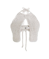 Cotton Crocheted Vest With Bra-rokh-Forget-me-nots Online Store