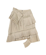 Broken Pleats Skirt-rokh-Forget-me-nots Online Store