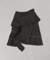 Broken Pleats Skirt-rokh-Forget-me-nots Online Store