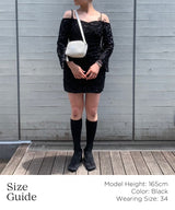 Ribbon Tulle Mini Dress-GANNI-Forget-me-nots Online Store