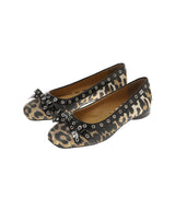 Eyelets Bow Ballerina Satin Print-GANNI-Forget-me-nots Online Store
