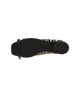 Eyelets Bow Ballerina Satin Print-GANNI-Forget-me-nots Online Store