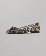 Eyelets Bow Ballerina Satin Print-GANNI-Forget-me-nots Online Store