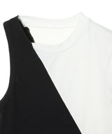 Short-Sleeved Top-MM6 Maison Margiela-Forget-me-nots Online Store