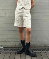 Linen Shorts-Forget-me-nots-Forget-me-nots Online Store