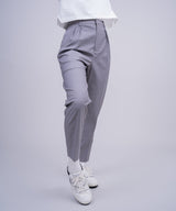 <Archive Sale>Double Tuck Tapered Slacks-Forget-me-nots-Forget-me-nots Online Store