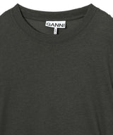 Future Stretch Jersey Slim T-Shirt-GANNI-Forget-me-nots Online Store