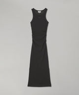 Soft Cotton Rib Tank Top Long Dress-GANNI-Forget-me-nots Online Store