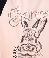 Basic Jersey Bunny Raglan T-Shirt-GANNI-Forget-me-nots Online Store